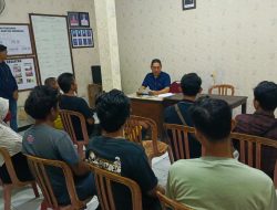 Polsek Krembung Amankan Empat Terduga Penikmat Judi Online, Dipulangkan karena Kurang Alat Bukti