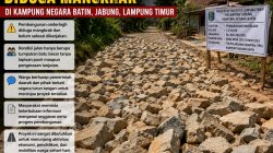 Pembangunan Onderlagh Diduga Mangkrak, Warga Negara Batin Pertanyakan Penggunaan Dana Desa