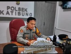 Personel Polsek Katibung Lakukan Giat Patroli Secara Rutin, Guna Menekan Angka Kriminalitas di Wilayah Katibung dan Waysulan